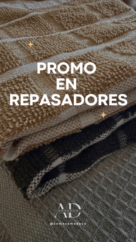 Promo repasadores waffle